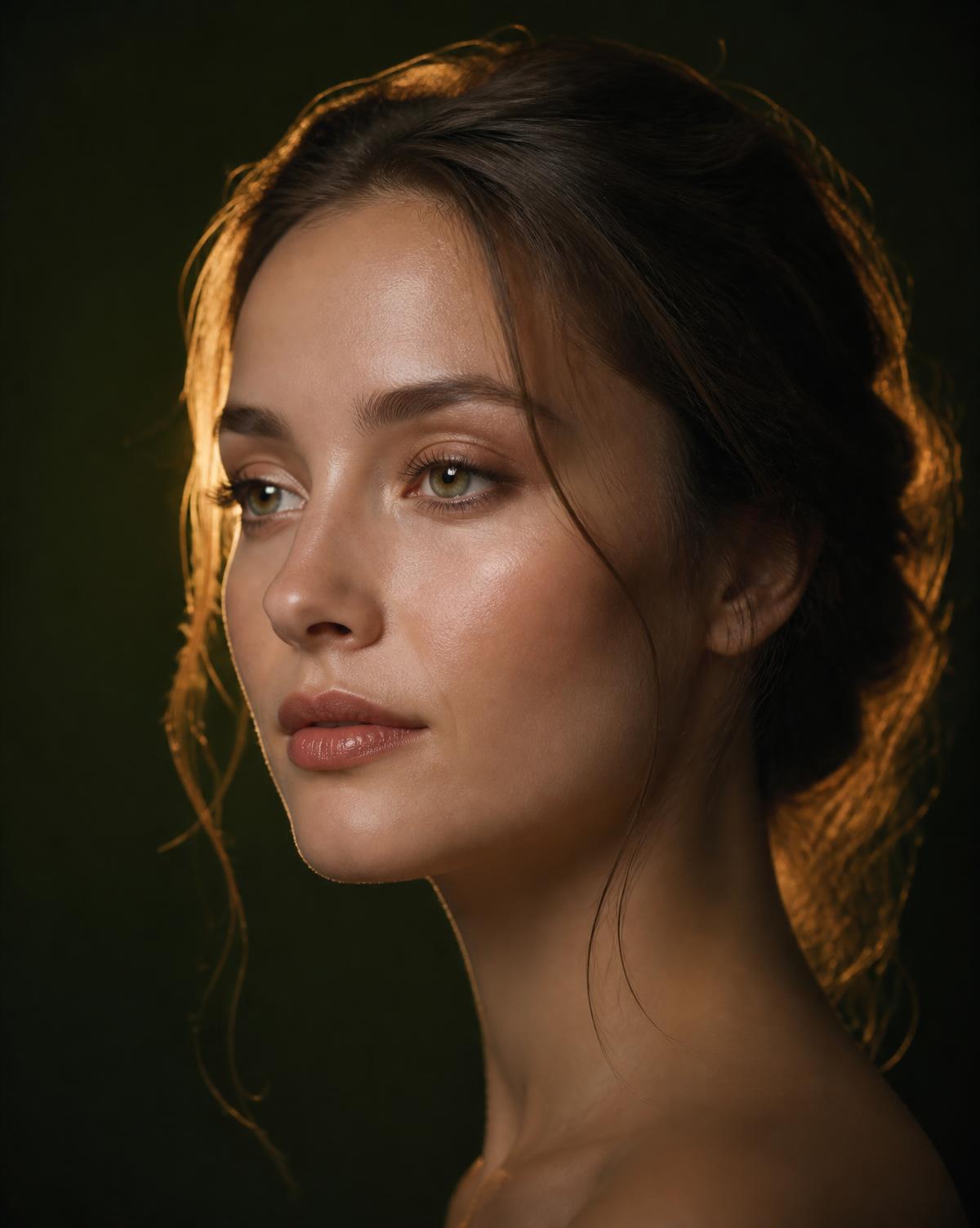 Perfil feminino com pele luminosa, resultado natural do Protocolo Moara